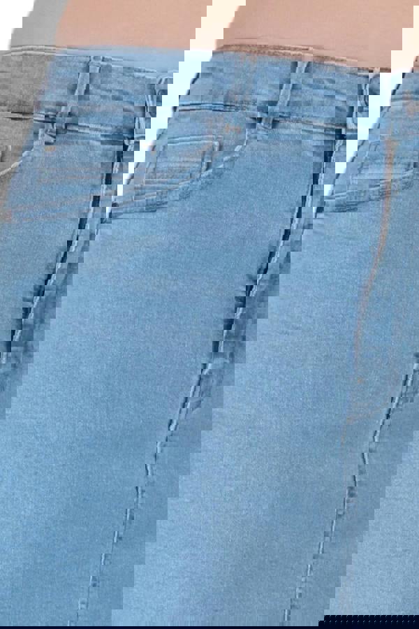 Paulo Due Women's Knee Length Denim Skirt