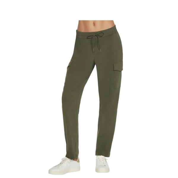 Skechers Women's Cargo Trousers - Olive/Black