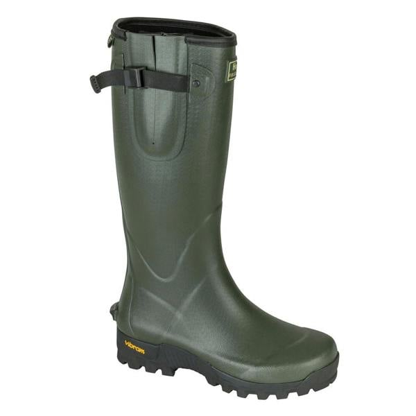 Hoggs of Fife Field Sport 365 boots with side profile showing durable waterproof rubber for outdoor work