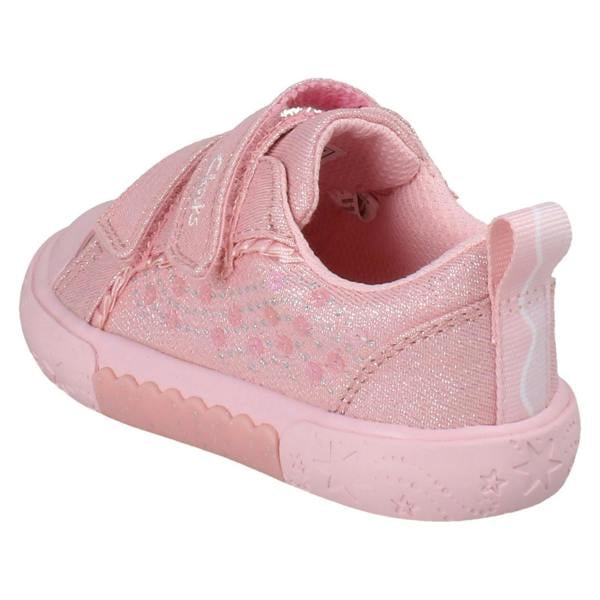 Clarks Girls Clarks Canvas Foxing Gleam