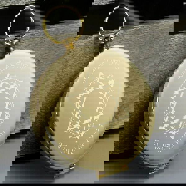 Personalised Memento Company Personalised Bar and Bat Mitzvah Keepsake Compass