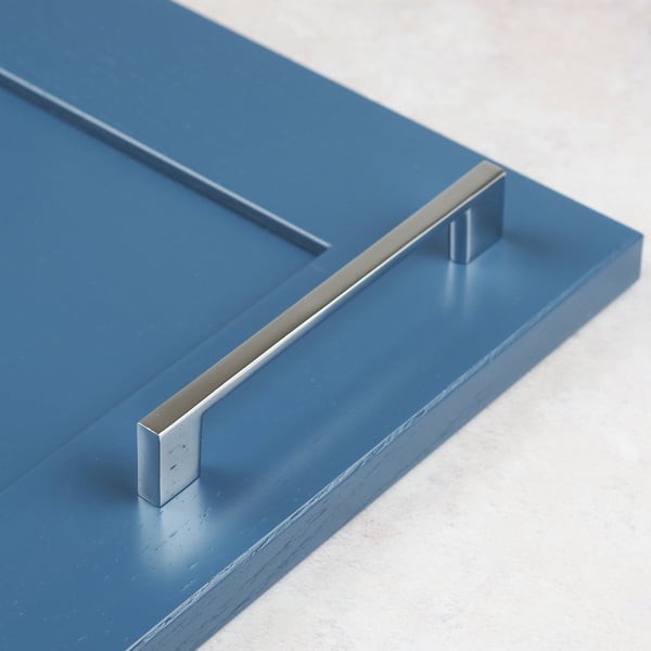 Handle & Home Polished Chrome Square D Handles