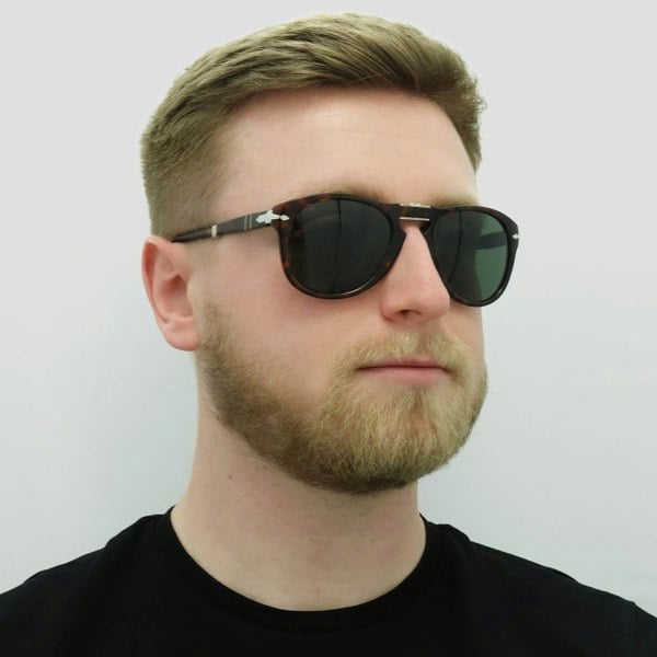 Persol Sunglasses PO0714 24/31 Havana Green Folding 52mm