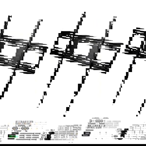 Levede TV Wall Bracket Mount Slim for 32-85 55 65 75 inch Flat 3D LCD LED Plasma