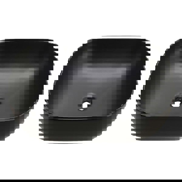 Ceramic Sink with Matte Black Finish for Bathroom Bathroom Sinks Living and Home