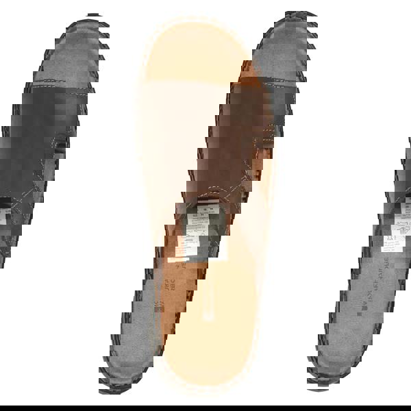 Mountain Warehouse Mens Comfort Leather Slip-on Sandals - Brown - 