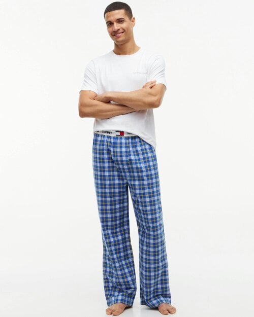 Tommy Hilfiger Woven Print Mens Pyjama Pants - Amber Heritage Check