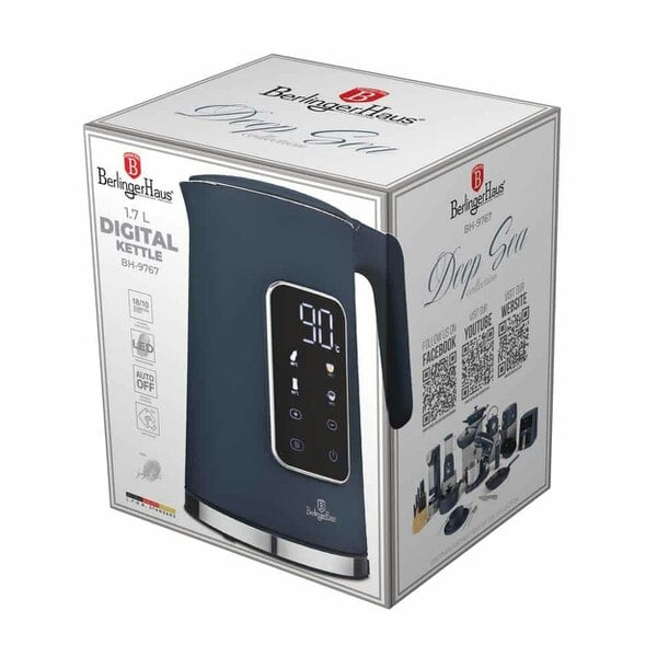 Berlinger Haus Digital electric kettle BH9767 Deep Sea