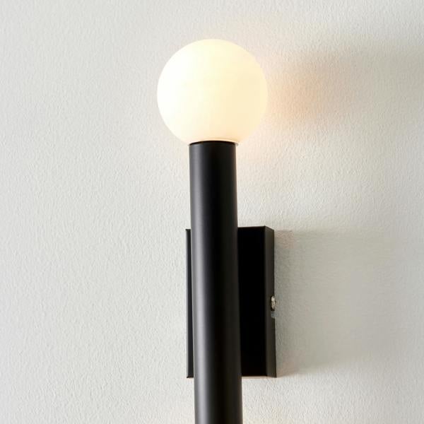 Pagazzi Lighting Toronto Matt Black IP44 2 Light Wall Light