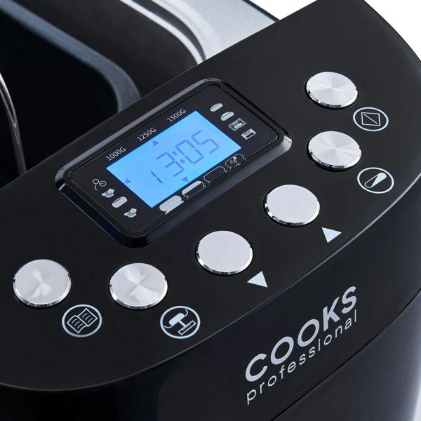 Cooks Professional Digital Bread Maker | 1.5kg / 3.3lb Loaf Size