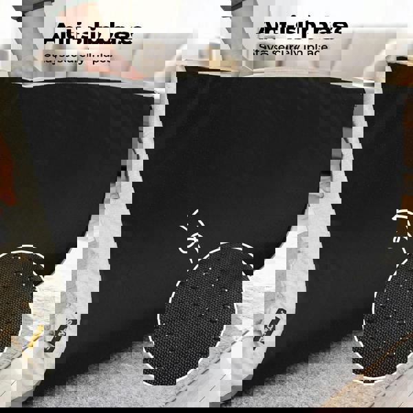 Skylos Dog Bed Washable Pet Cushion Cage Mattress Crate Mat Non Slip Soft Fleece