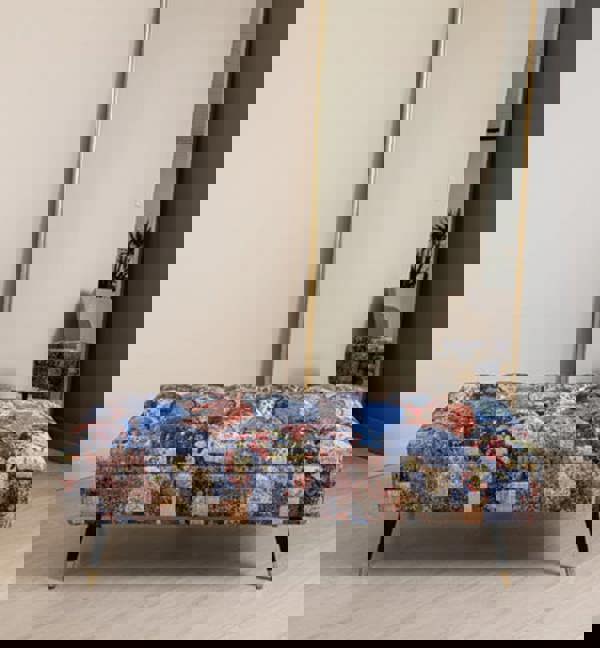 Demask multicolour Footstool | multicolour Bench | Demask Bench coffee table - ISTOOLS