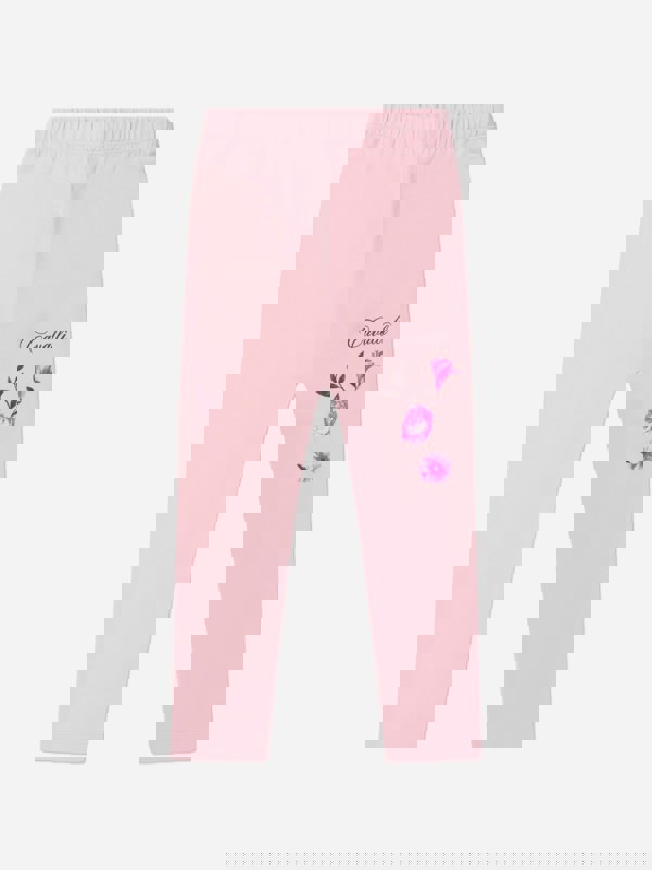 Roberto Cavalli Girls Cotton Fleece Joggers