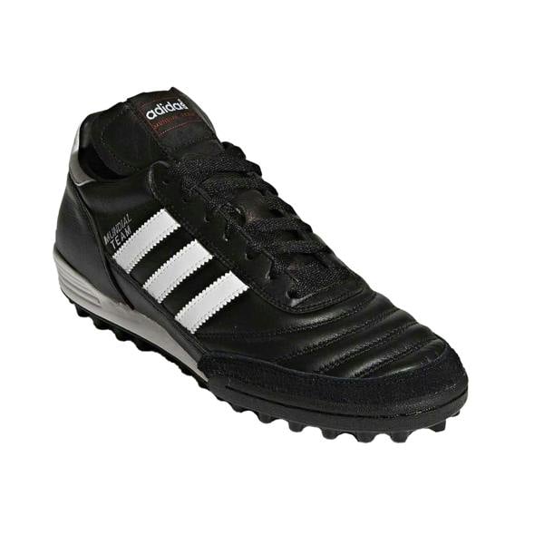 Adidas Mens Mundial Team Leather Flat Artificial Ground Football Boots - Black/White - 