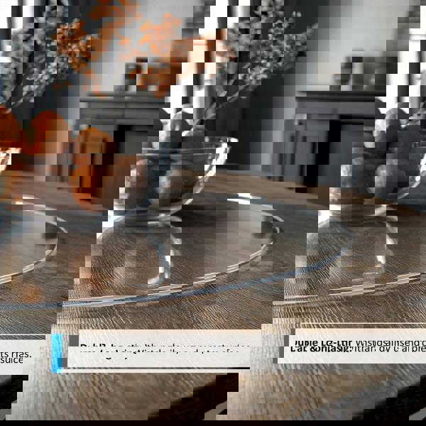 Nicoman PVC Round Table Protector Mat - Transparent / Frosted