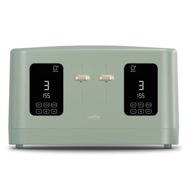 Cello Digital 4 Slice toaster with Touch Control