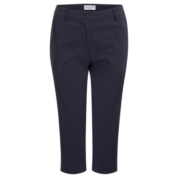 Craghoppers Womens/Ladies Kiwi Pro III Cropped Trousers - Dark Navy - 