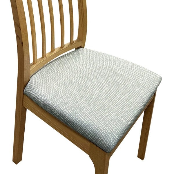 Anyseat Chair Cover Dark Grey Corn Kennel Pattern Stretch Seat Cover for Home Dinning Kitchen Washable Removable