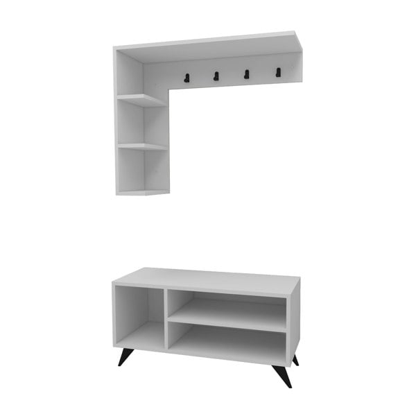 Destina Home Hallway Coat Rack with Shelves Cassia