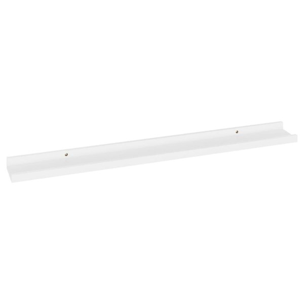 Berkfield Wall Shelves 4 pcs White 80x9x3 cm