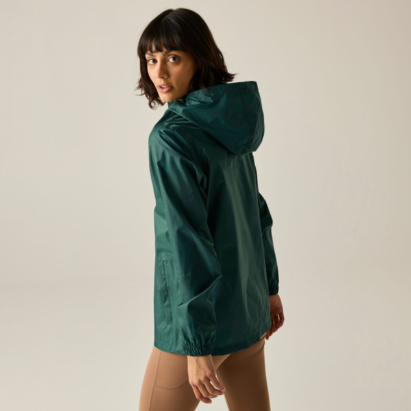 Regatta Womens Pack It III Waterproof Jacket - Mediterranean Green