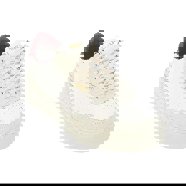 Boss Mens Baltimore Leather Tennis Trainers - Natural