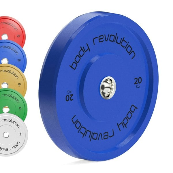 Body Revolution Olympic Bumper Plates (Colour) - Body Revolution