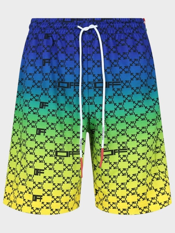 Off - White Athletic Monogram Shorts - Supplied FashionOff - White