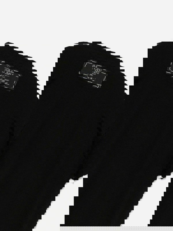 Balmain Girls Fringed T-Shirt in Black