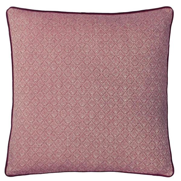 Furn Blenheim Geometric Cushion Cover - Berry - 