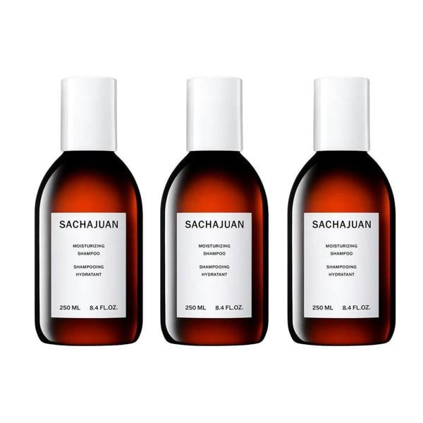 SACHAJUAN 3 x SACHAJUAN Moisturizing Shampoo 250 ml