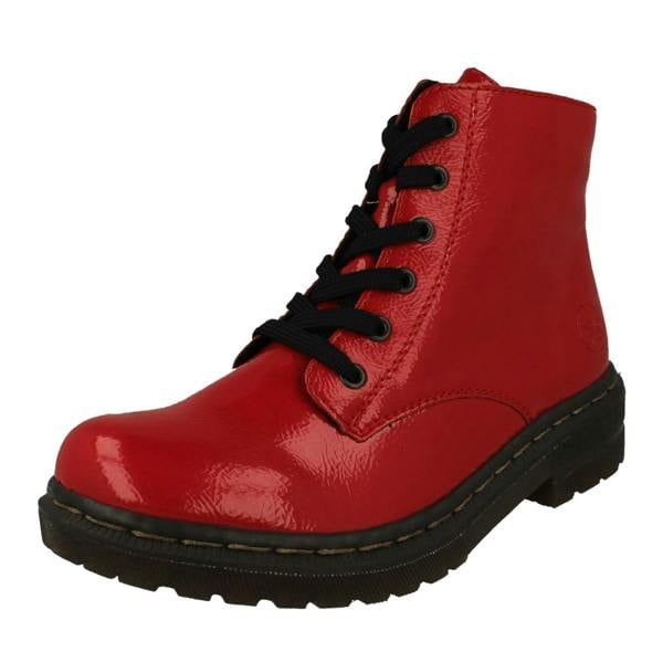 Rieker Ladies Rieker Lace Up Detailed Ankle Boots 78240