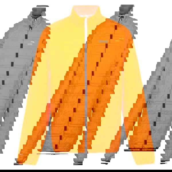 Regatta Mens Hillpack Quilted Insulated Jacket - Orange Peel/Burnt Copper - 