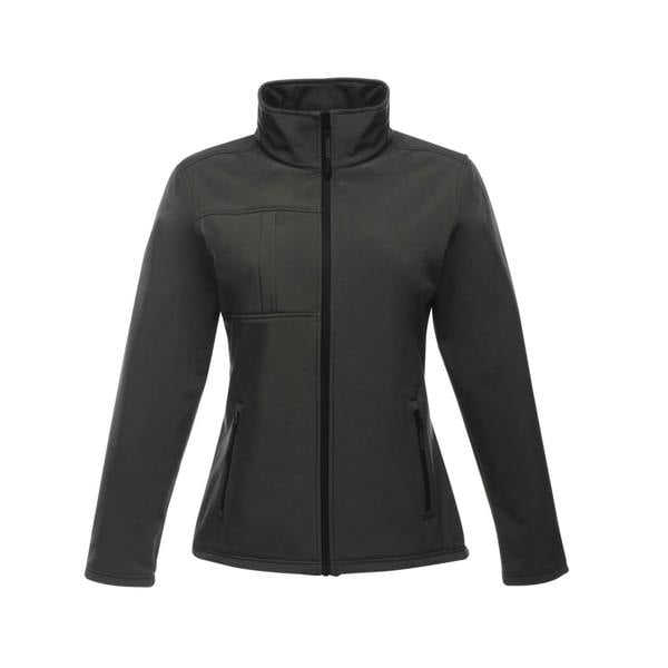 Regatta Womens/Ladies Octagon II Soft Shell Jacket - Seal Grey/Black - 