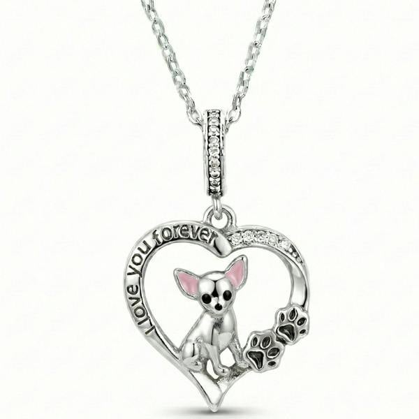 Parus Home Chihuahua Sterling Silver Necklace Keepsake Gift