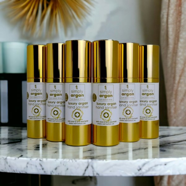 Simply Argan luxury argan & aloe vera hand sanitiser