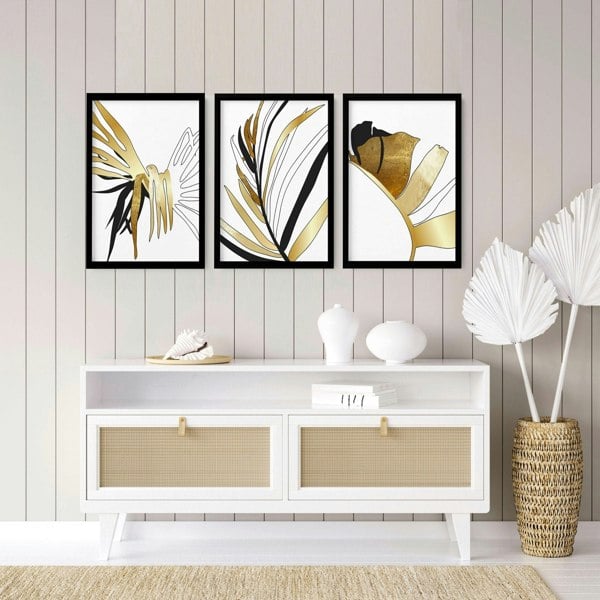 Wall print for living room | set of 3 wall art prints