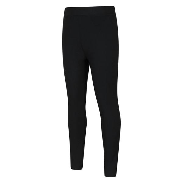 Mountain Warehouse Childrens/Kids Borg Lined Thermal Leggings - Black - 