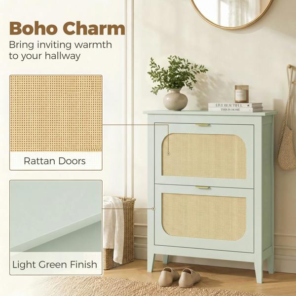 Flip-down Shoe Cabinet
