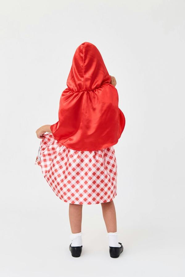 Vanilla Underground Blues Group Girls Red Little Red Riding Hood 2 Piece Costume