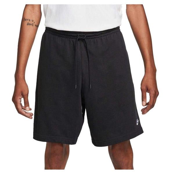 Nike Mens Club Embroidered Logo Shorts - Black - 