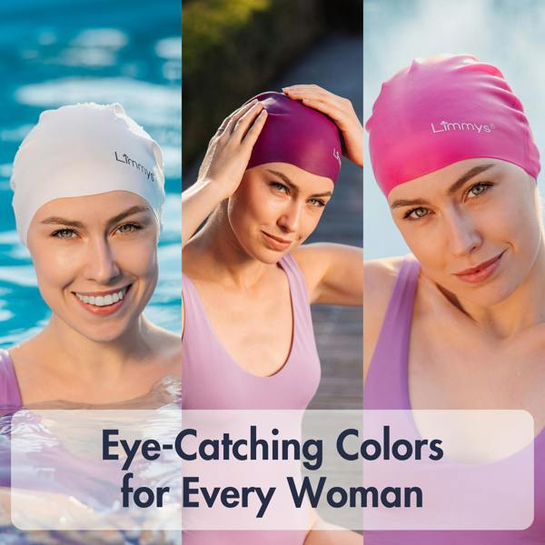 Limmys Premium Women's Swim Caps