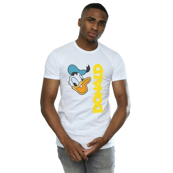 Disney Mens Donald Duck Greetings T-Shirt - White