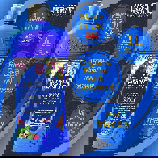 Bronte Heritage Bronte Tub & Hanging Basket Food 1L – Organic, seaweed-enriched fertiliser for patio & window box flowers. Pet-friendly. Makes 250L