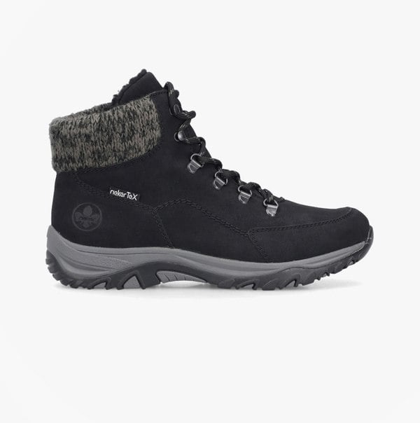 Rieker M9610-00 Womens Boots Black