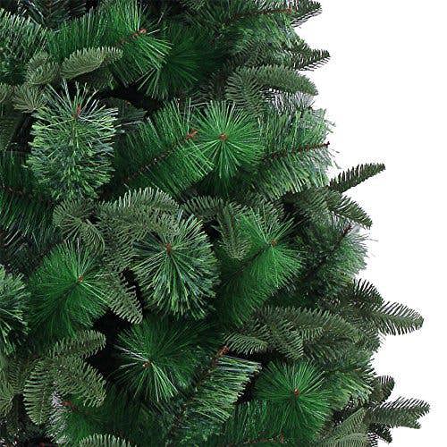 5ft to 8ft Green Artificial Christmas Tree Range with Mixed Tips and Easy Assembly image 5