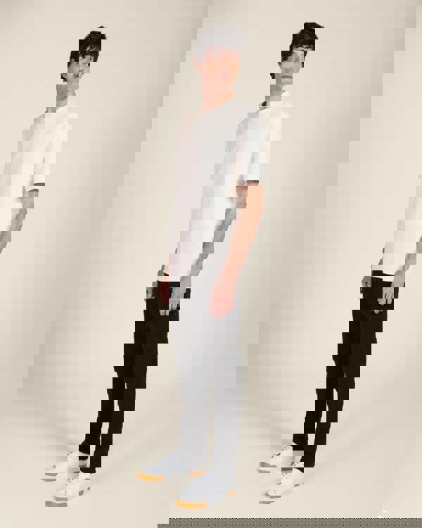 Larsson & Co Heavy T-Shirt With Ribbed Details