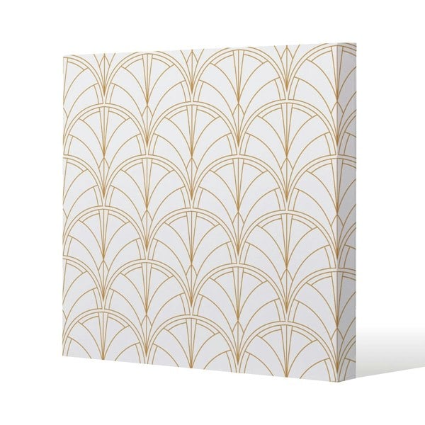 Benjamin Tate Design Vintage minimalistic (Canvas Print)