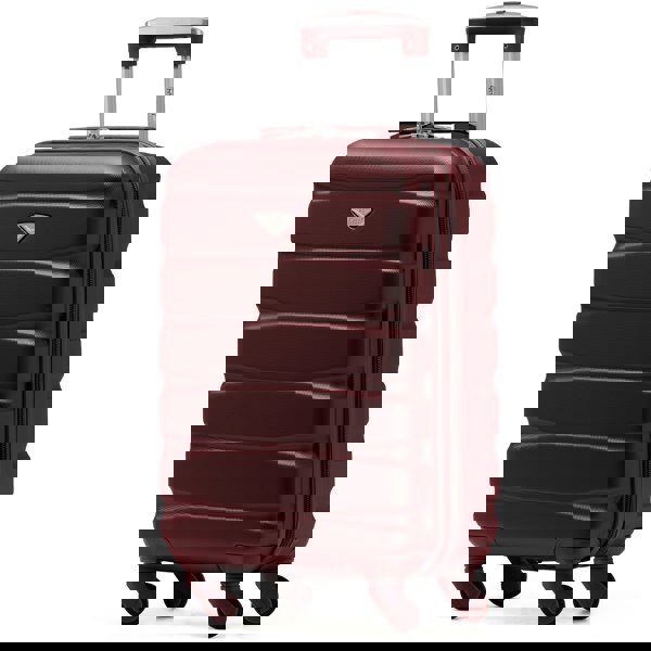 Flight Knight 55x35x20cm Cabin Carry Bag Hard Shell Suitcase 100+ Airline Approved