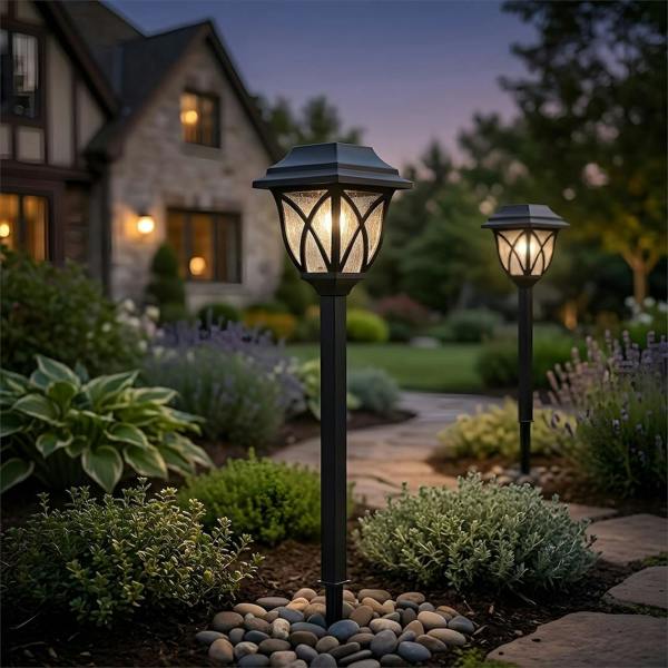 Milagro Solar Lawn Lamp 3000K Ip44 Black